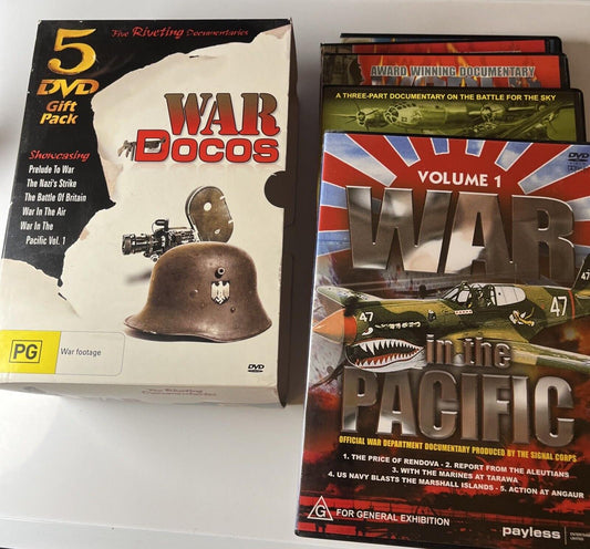 War Documentary - 5 DVD Movies Region 4