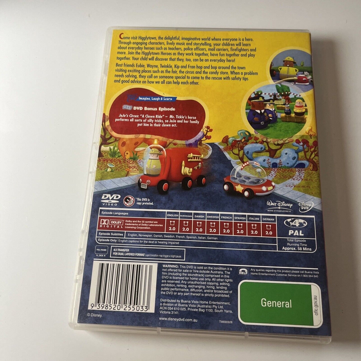 Higglytown Heroes - To The Rescue (DVD, 2004) Region 4