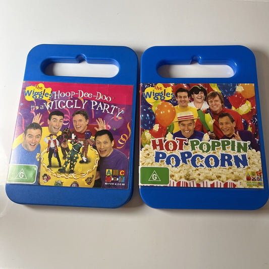 The Wiggles - Hot Poppin' Popcorn & Wiggly Party (DVD, 2004, 2-Disc) Region 4