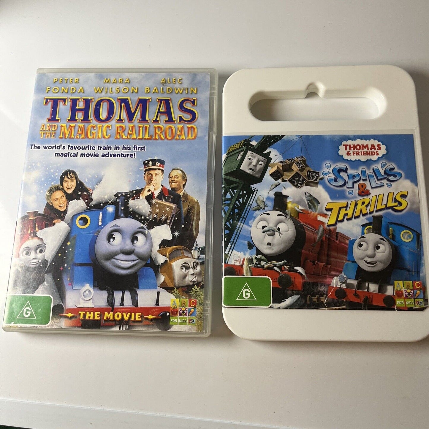 Thomas And Friends Spills And Thrills Dvd Thomas & Friends - The Magic Railroad & Spills & Thrills (DVD, 2000) R