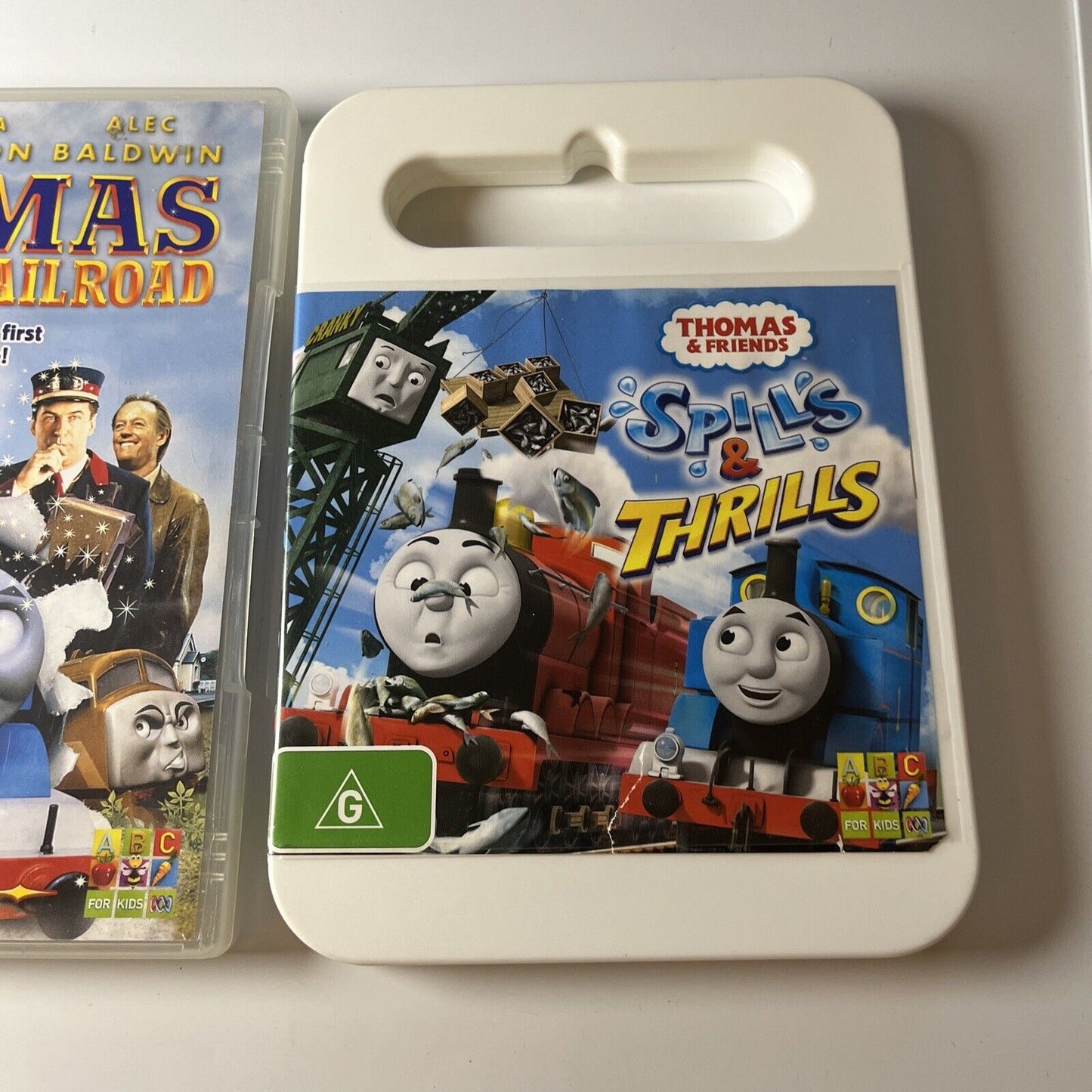 Thomas & Friends - The Magic Railroad & Spills & Thrills (DVD, 2000) Region 4