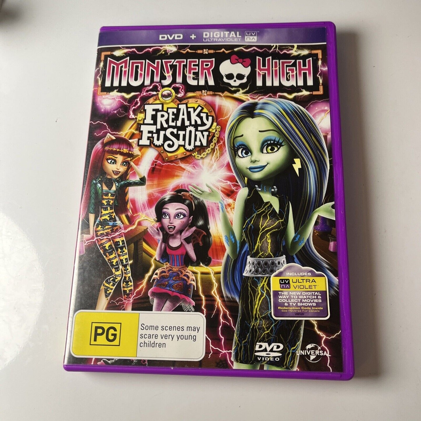 Monster High - Freaky Fusion / Ghouls Rule (DVD, 2014, 2-Disc) Region 4 &2