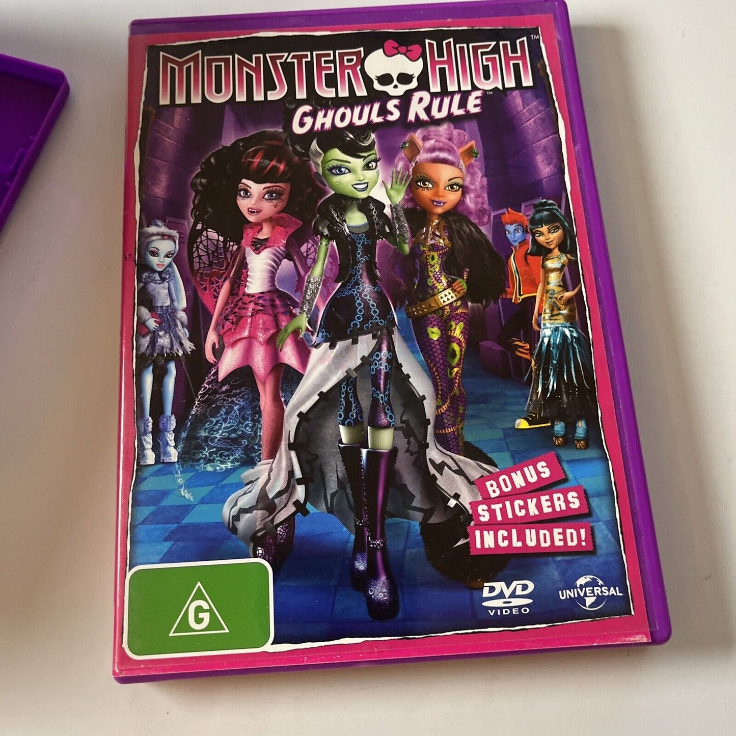 Monster High - Freaky Fusion / Ghouls Rule (DVD, 2014, 2-Disc) Region 4 &2