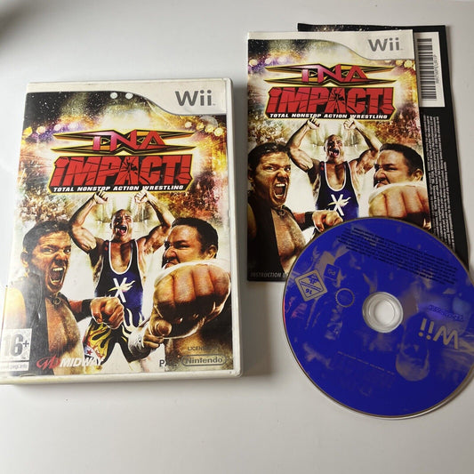 TNA Impact Total Nonstop Action Wrestling - Nintendo Wii Manual PAL