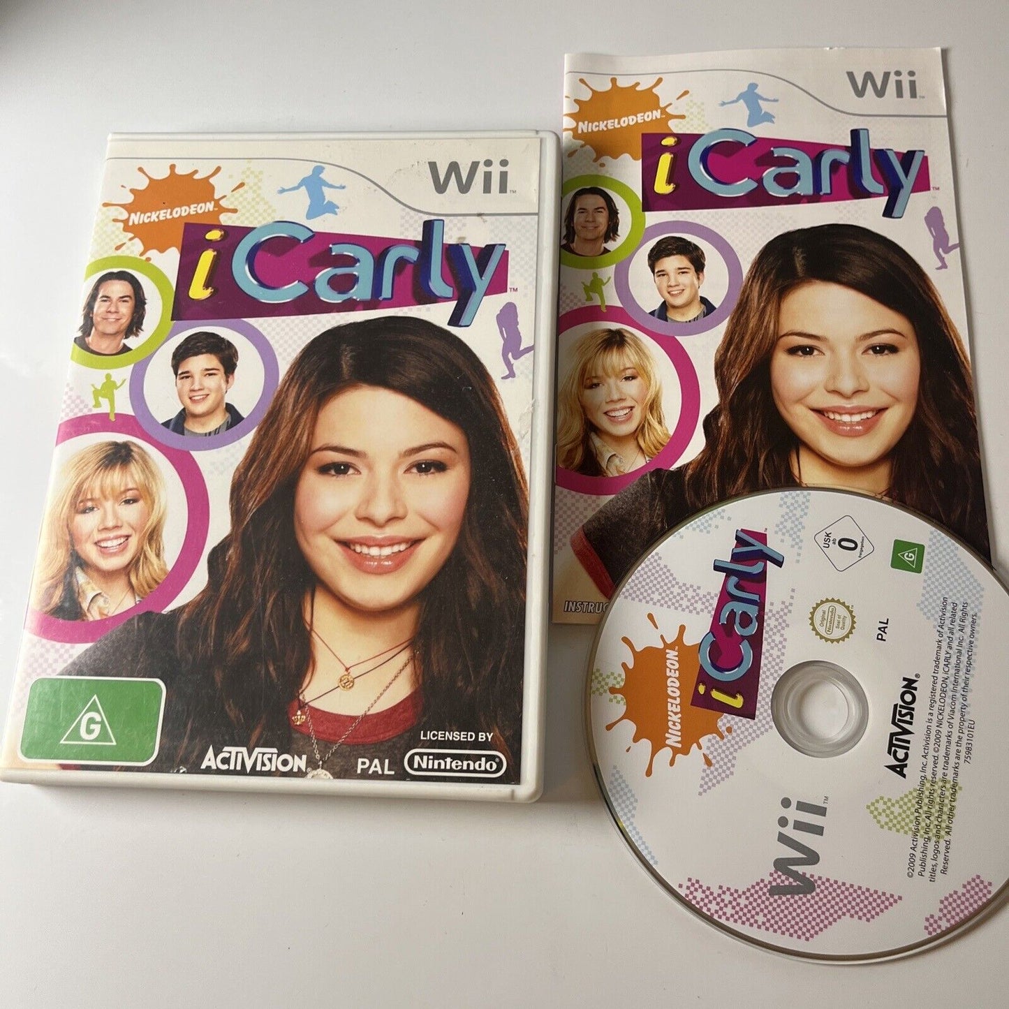 iCarly Nickelodeon Nintendo Wii PAL With Manual