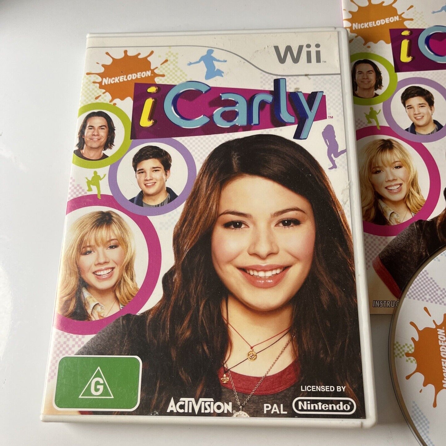 iCarly Nickelodeon Nintendo Wii PAL With Manual