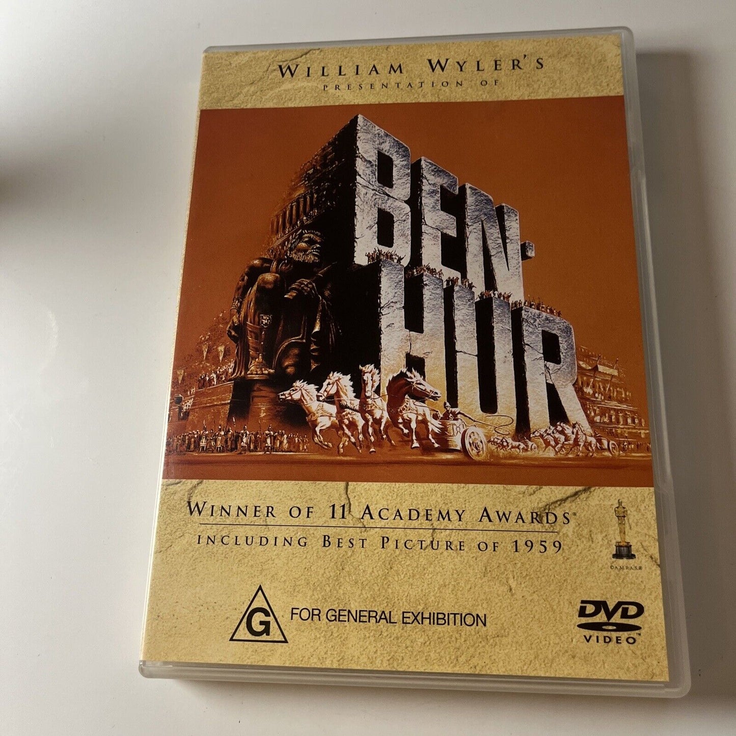 Ben Hur (DVD, 1959) Stephen Boyd, Charlton Heston NEW Region 4