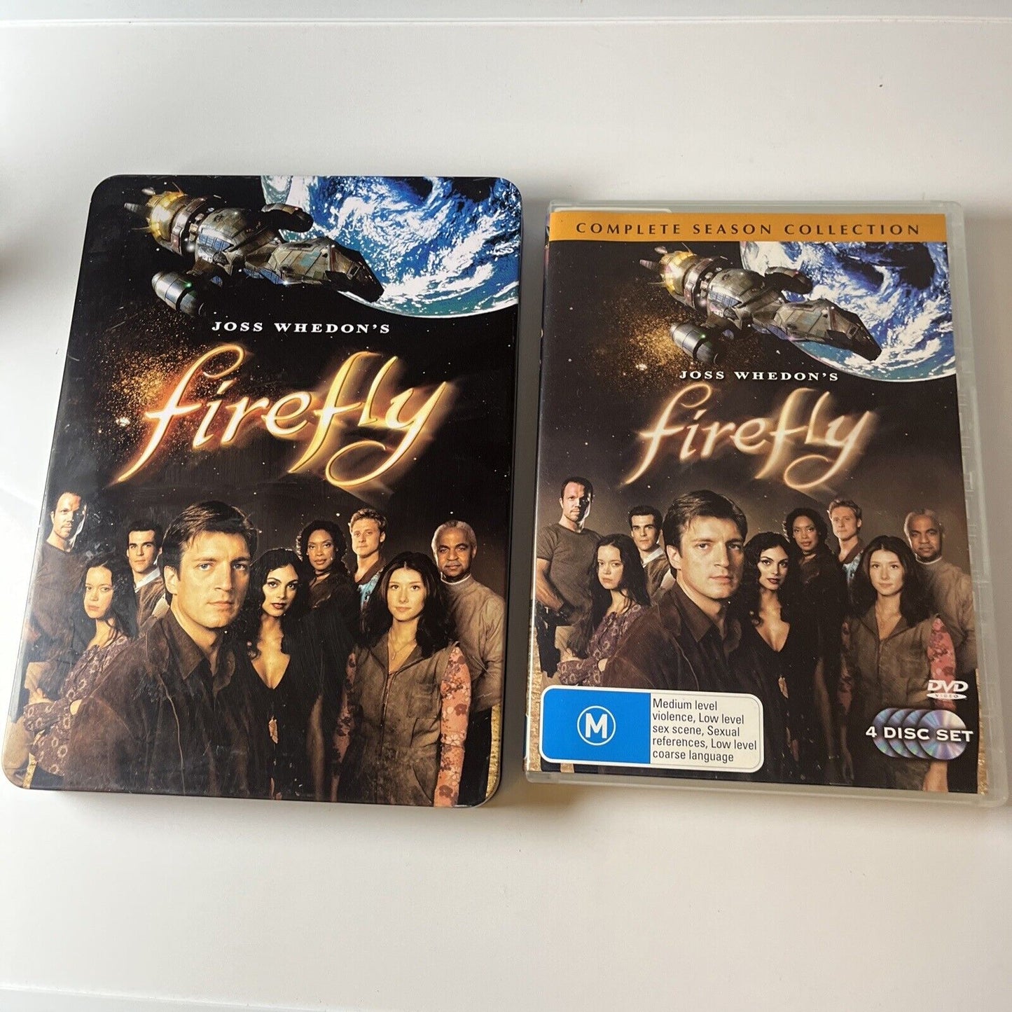 Firefly - Complete Season Collection Steelbook (DVD, 2002, 4-Disc) Region 4