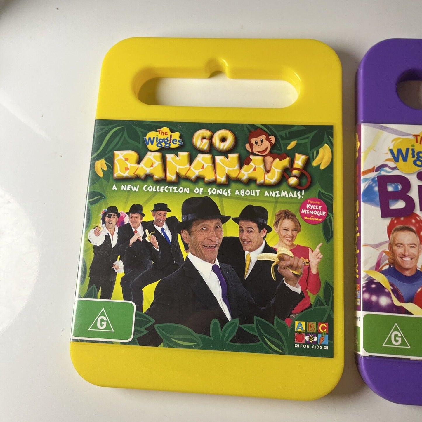 The Wiggles - Go Bananas! / Big Birthday! (DVD, 2-Disc) Kylie Minogue Region 4