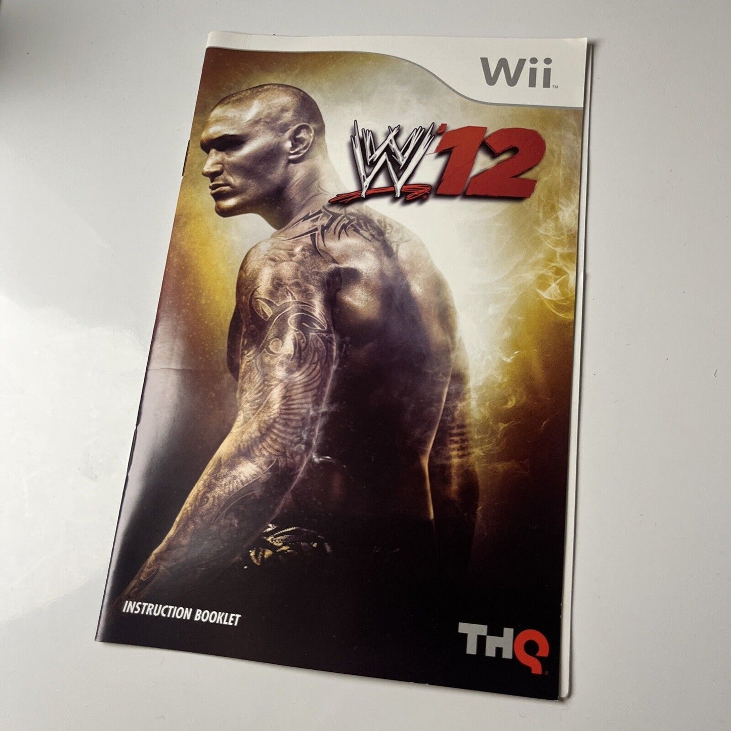 WWE Smack down VS RAW 2011 / WWE 12 Nintendo Wii Manual PAL