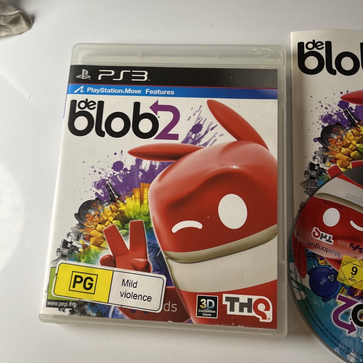 De Blob 2 (Sony PlayStation 3 2011) With Manual