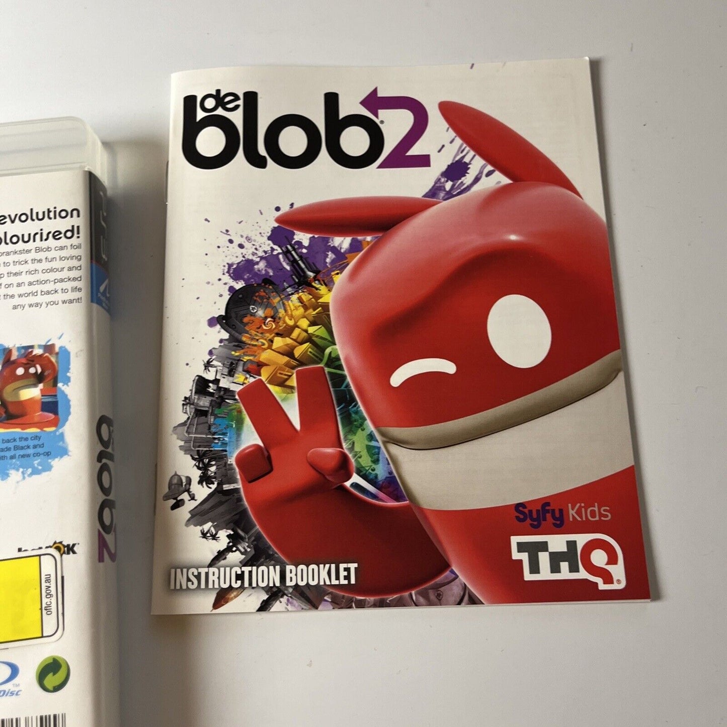 De Blob 2 (Sony PlayStation 3 2011) With Manual