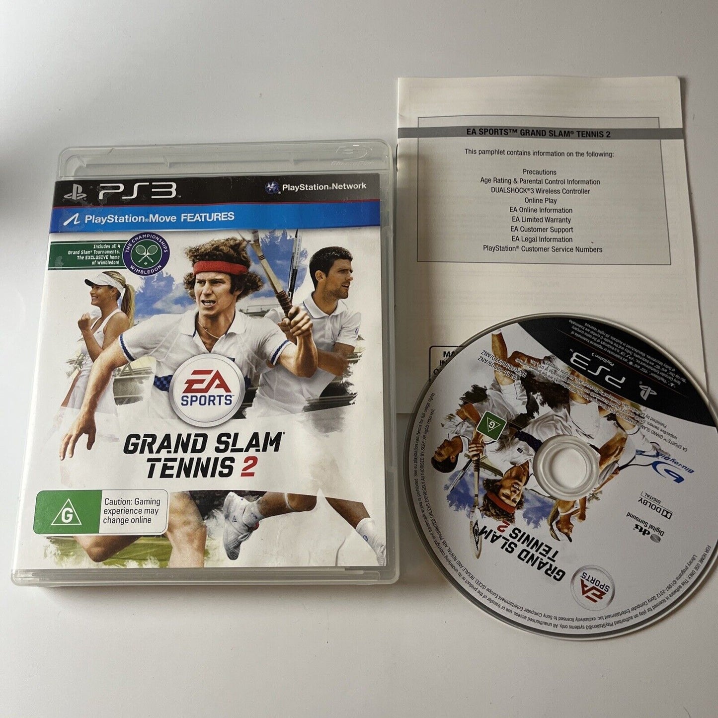 Grand Slam Tennis 2 Sony PlayStation 3, PS3 Game