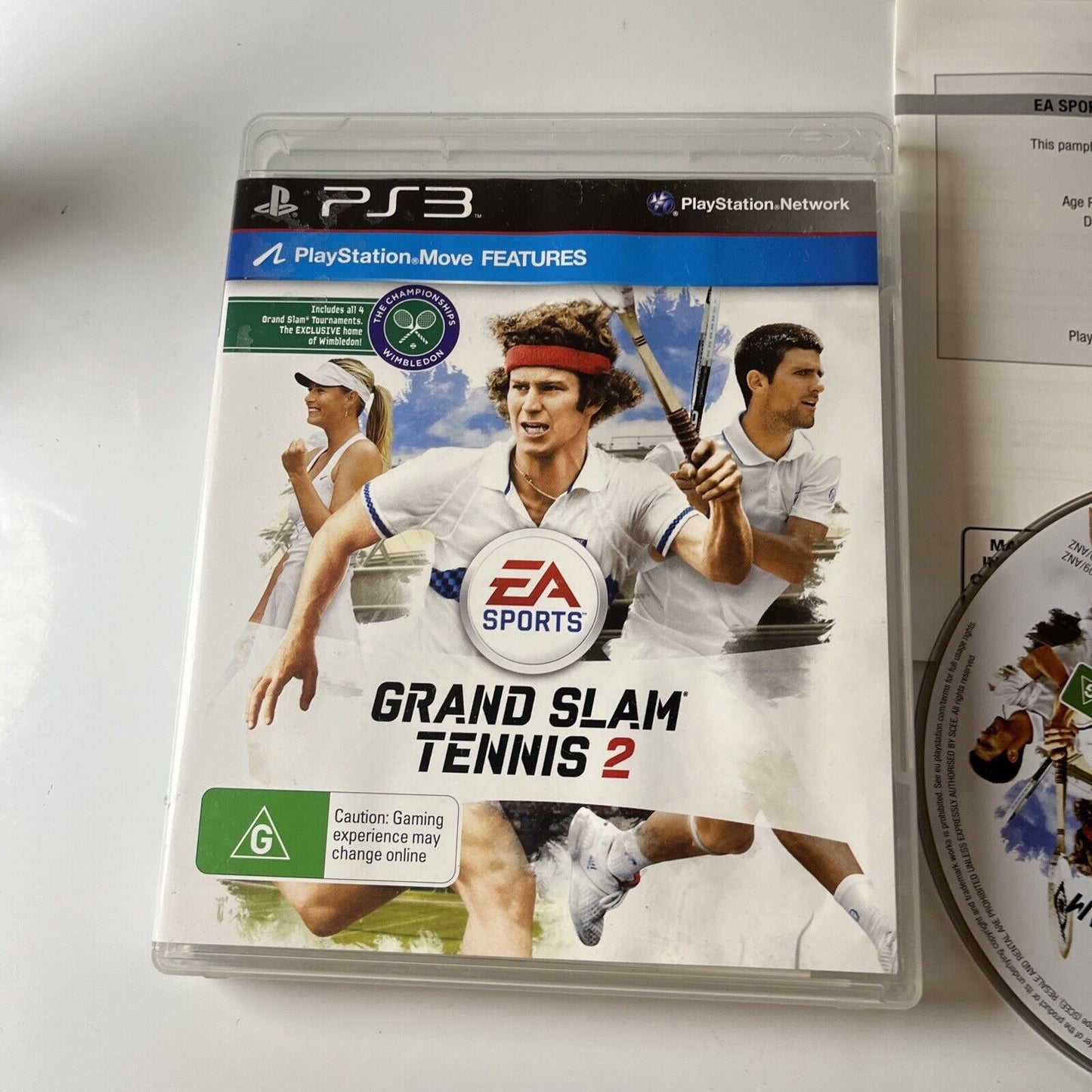 Grand Slam Tennis 2 Sony PlayStation 3, PS3 Game