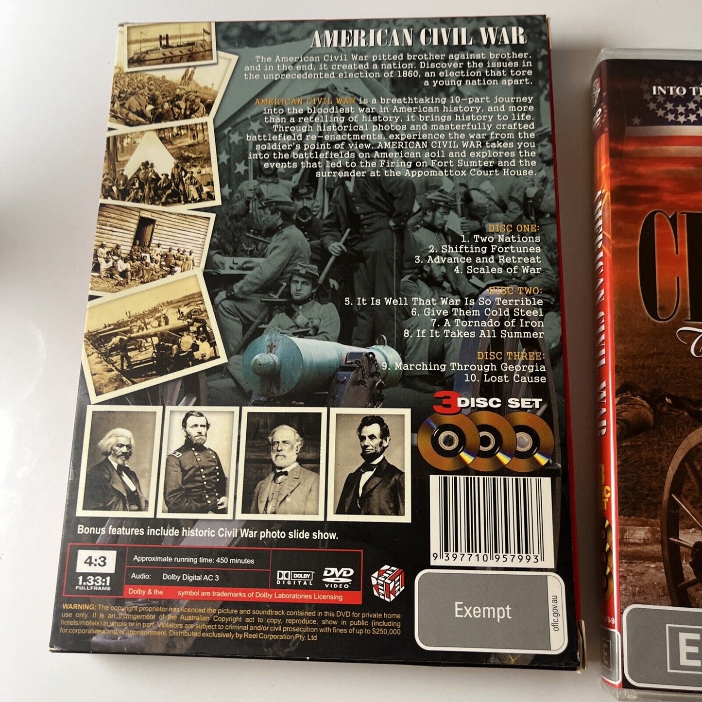 American Civil War - Terrible Swift Sword (DVD, 3-Disc) All Regions