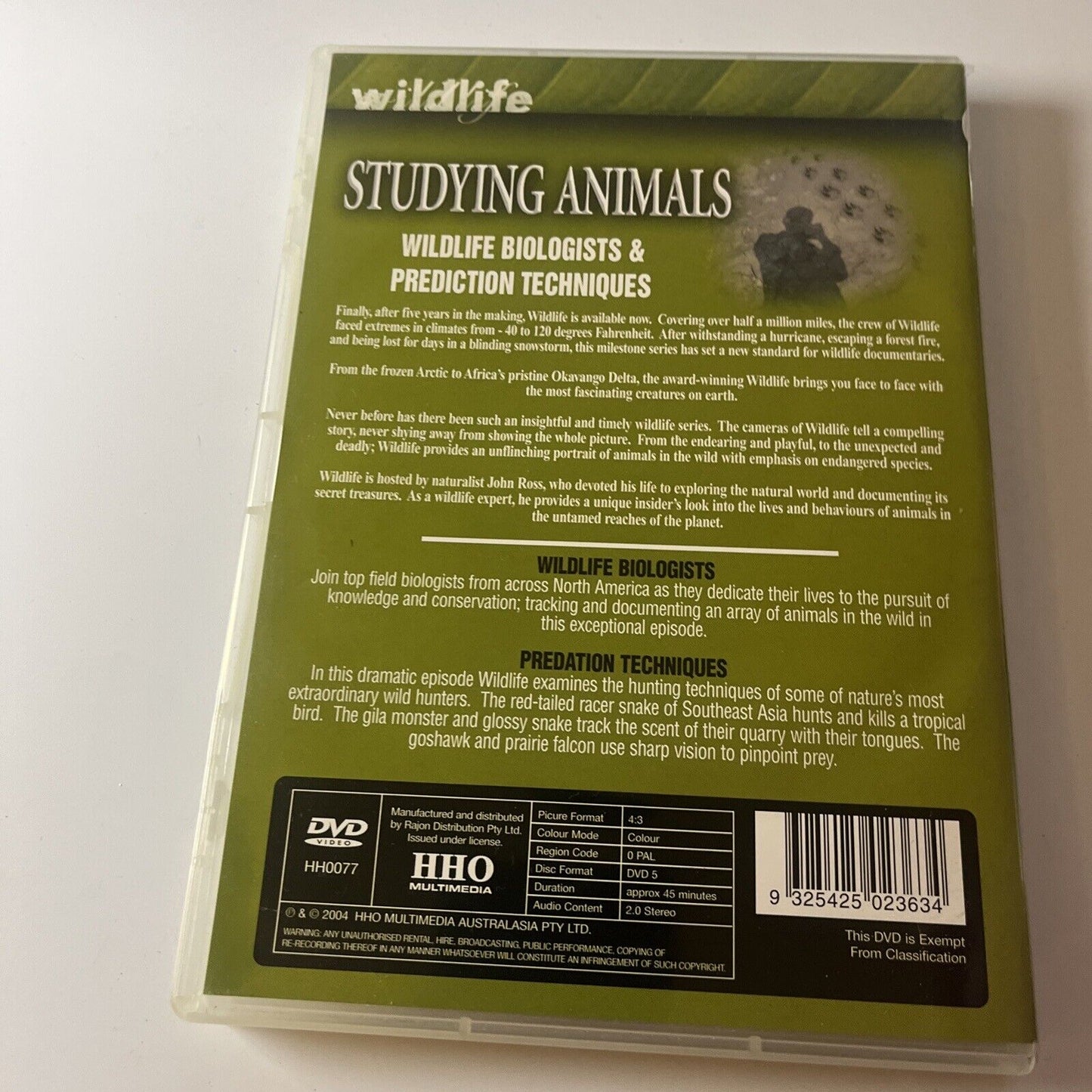 Studying Animals - Wildlife Biologists & Prediction Techniques (DVD) All Regions
