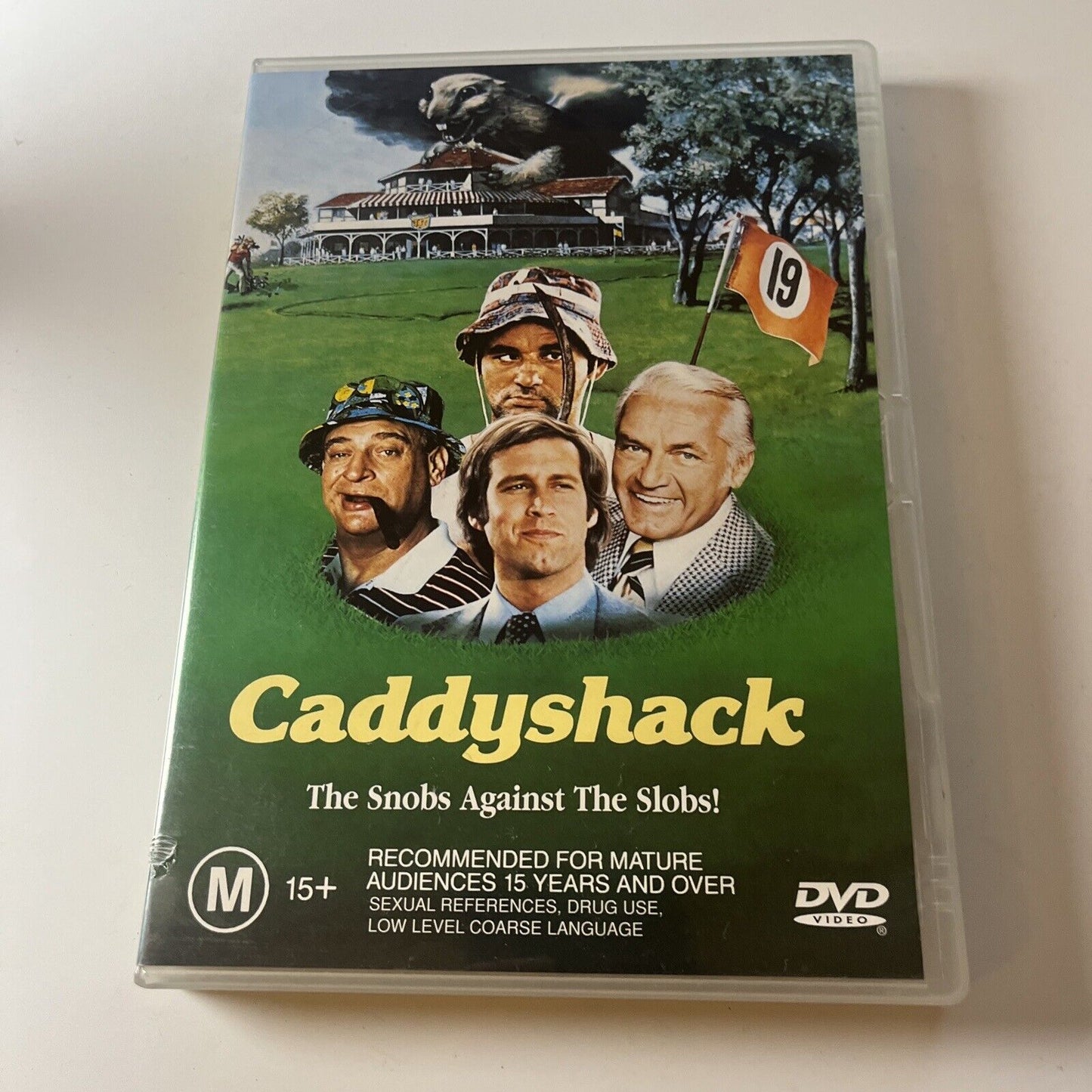 Caddyshack (DVD, 1980) Chevy Chase, Bill Murray Comedy Golf Film Region 4