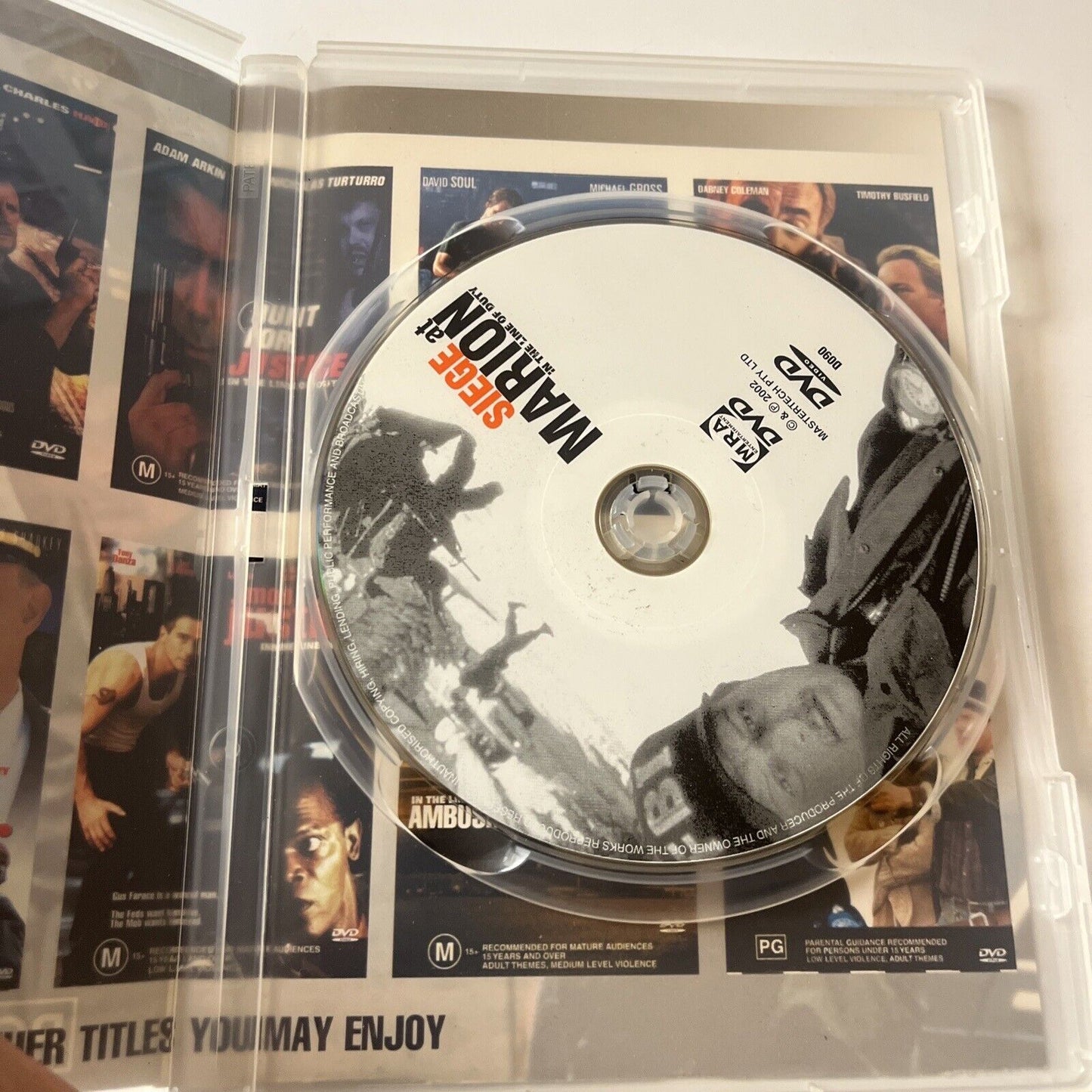 In The Line Of Duty - Siege At Marion  (DVD, 1992) Region 4