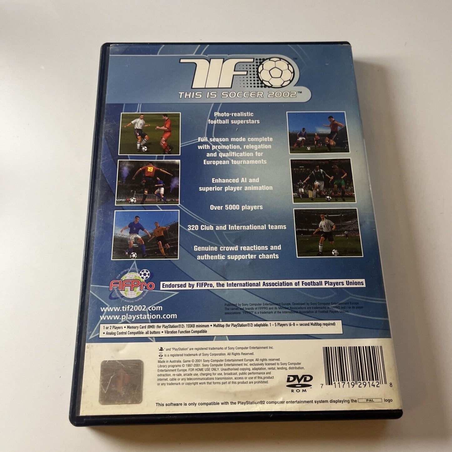 This Is Soccer 2002 PS2 Sony Playstation 2 PAL