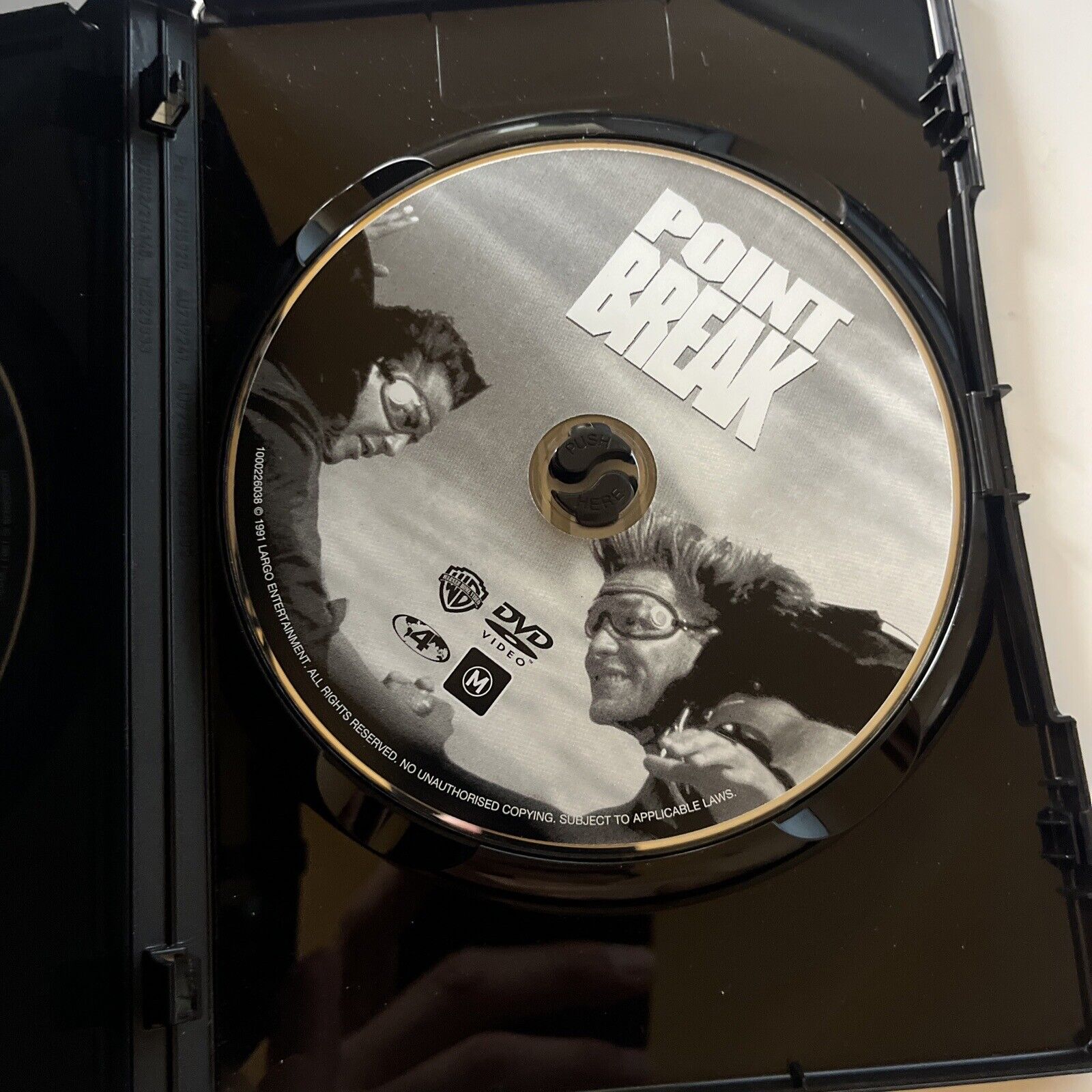 Point Break (DVD, 1991) Patrick Swayze, Keanu Reeves Region 4 – Retro Unit