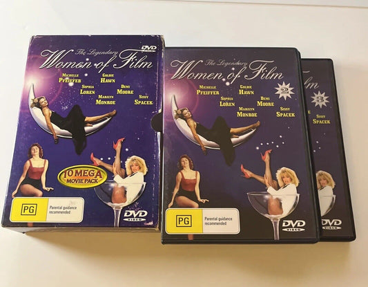 The Legendary Women Of Film 10 Movies DVD Goldie Hawn Michelle Pfeiffer All Reg