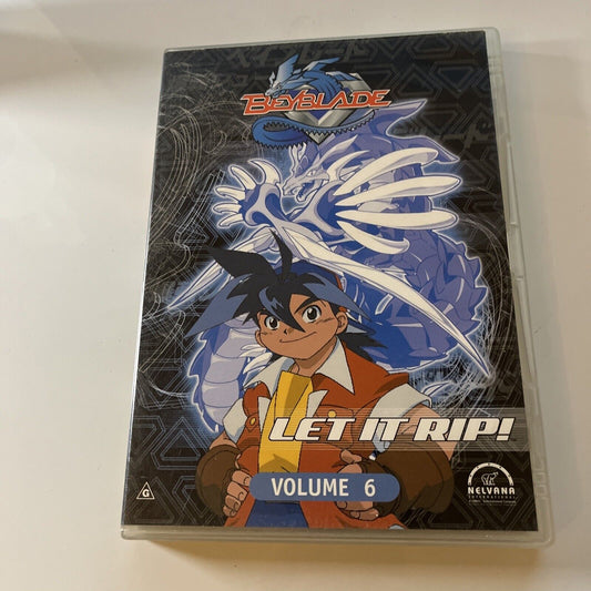 Beyblade - Let It Rip Series 1 : Vol 6 (DVD, 2001) Anime All Regions