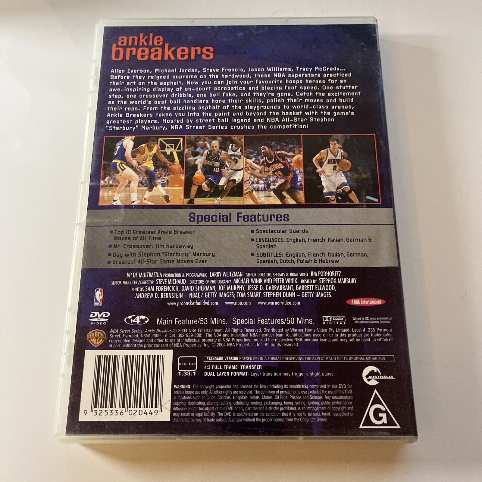 NBA Street Series Ankle Breakers - Volume 1 (DVD, 2004) Region 4 ...