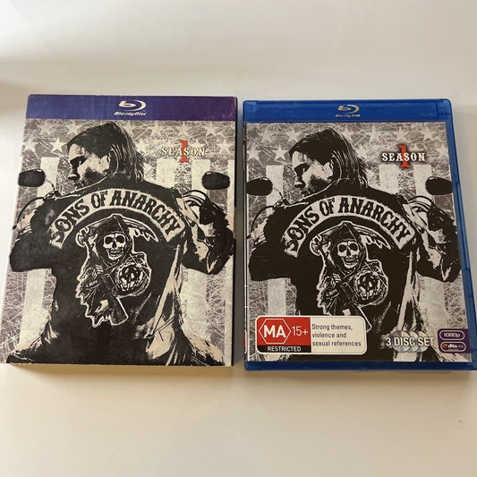 Sons of Anarchy - Season 1 (Blu-ray, 2008, 3-Disc) Region B