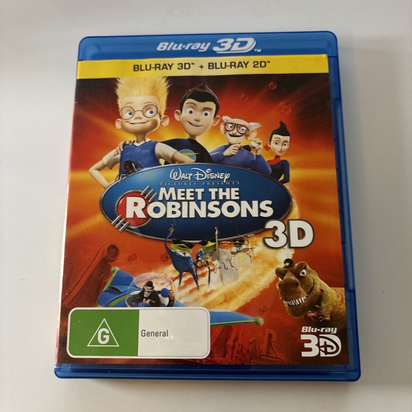 Meet The Robinsons 3D + 2D (Blu-ray 3D, 2007, 2-Disc) Region B