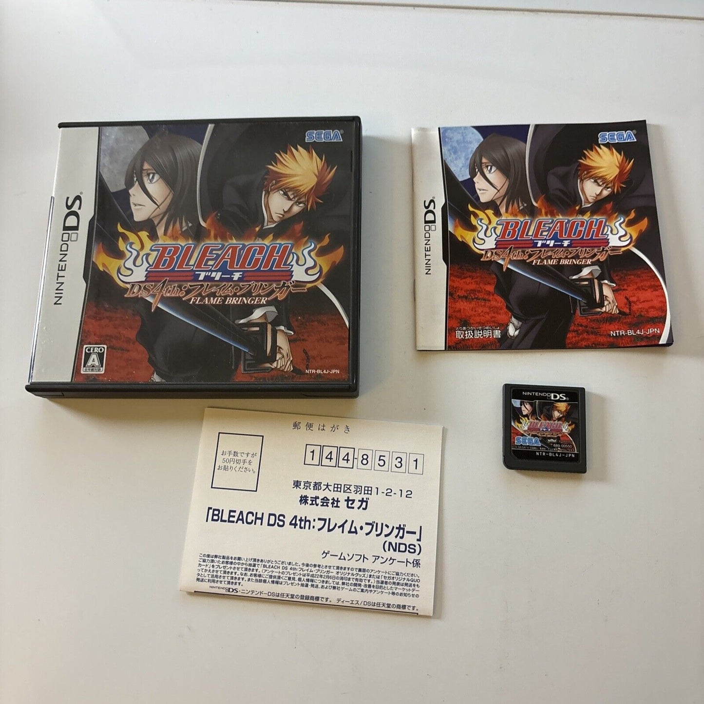 Bleach DS 4th Flame Bringer  Nintendo DS JAPAN Platformer Game NDS  Complete