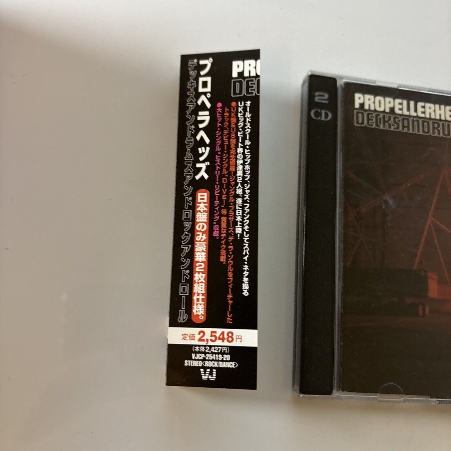 Propellerheads – Decksandrumsandrockandroll (CD, 1998, 2-Disc) Obi VJCP-25419-20