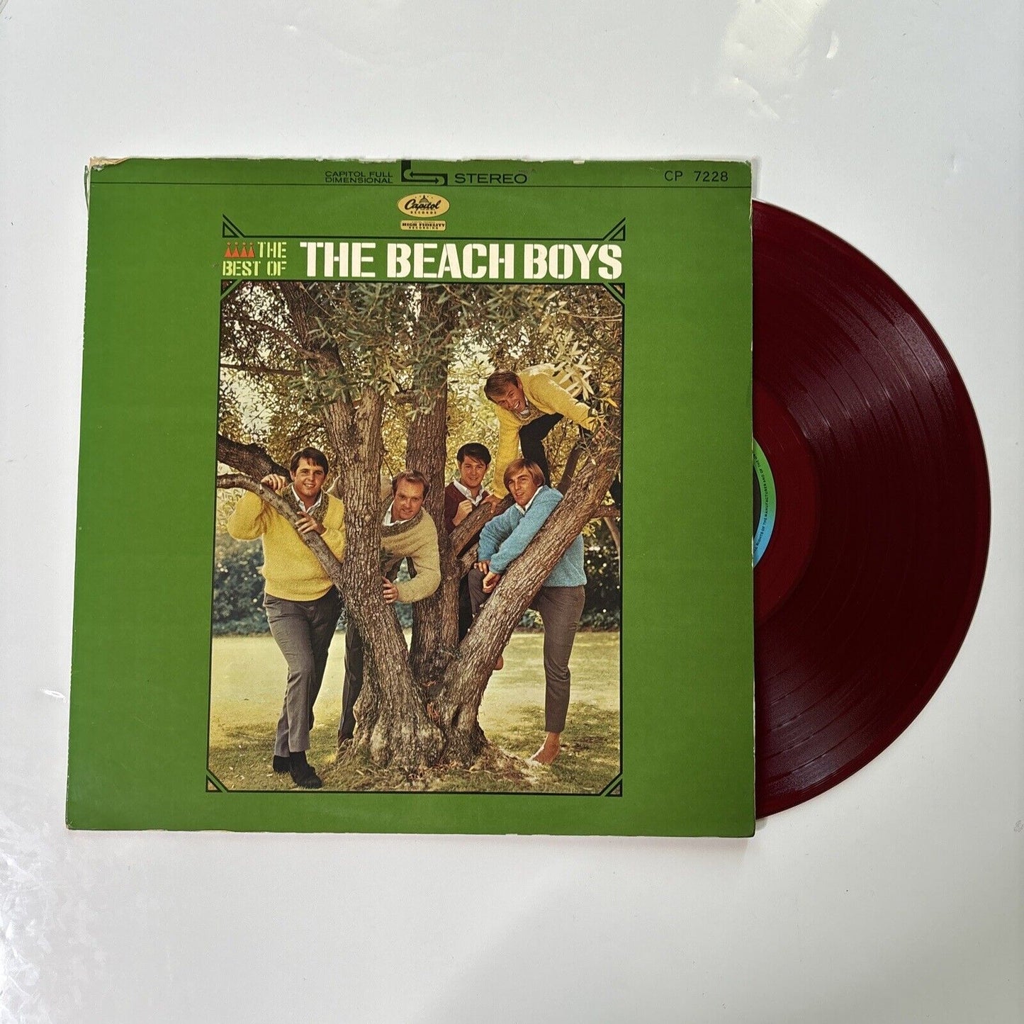 The Beach Boys - The Best Of The Beach Boys LP Red Vinyl CP-7228  Japan