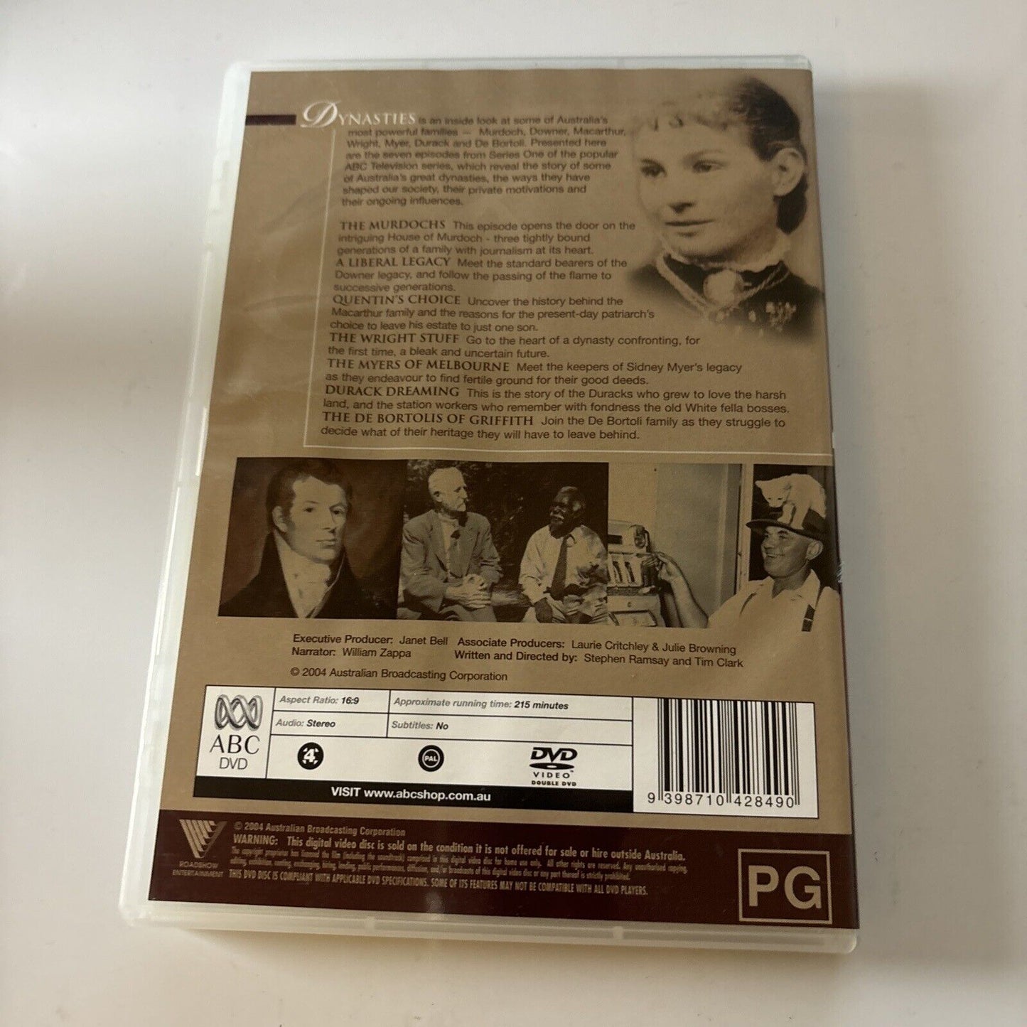 Dynasties : Series 1 (DVD, 2003, 2-Disc) ABC Documentary Murdoch Downer Region 4