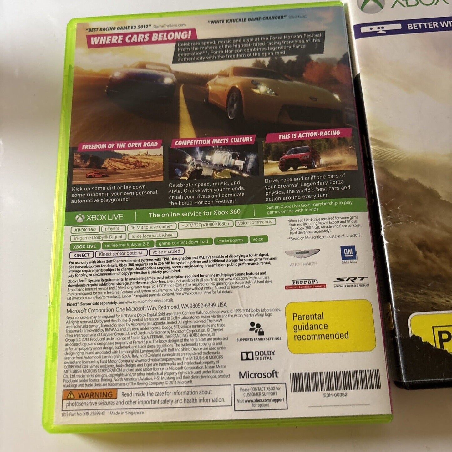 Forza Horizon 1 & 2  Microsoft Xbox 360 PAL Game