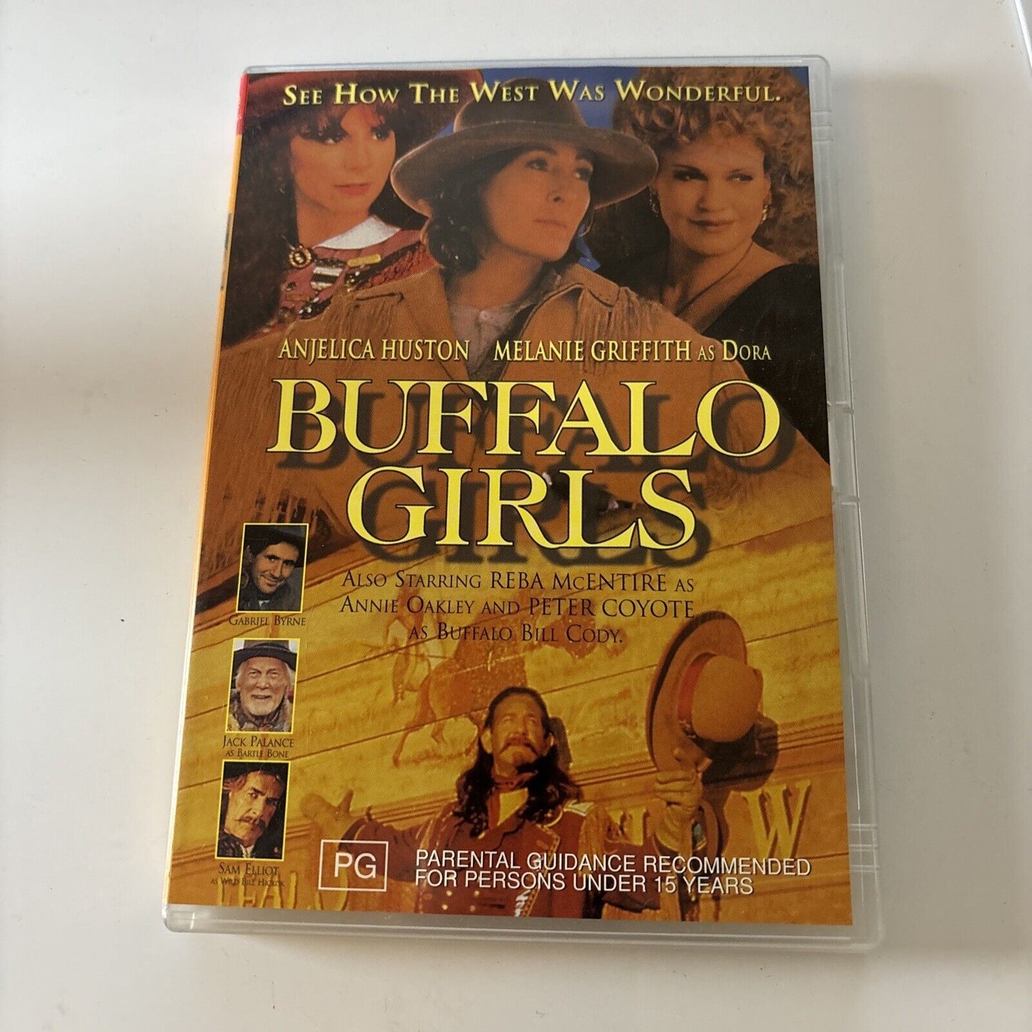 Buffalo Girls (DVD, 1995) Anjelica Huston, Melanie Griffith  Region 4 NEW