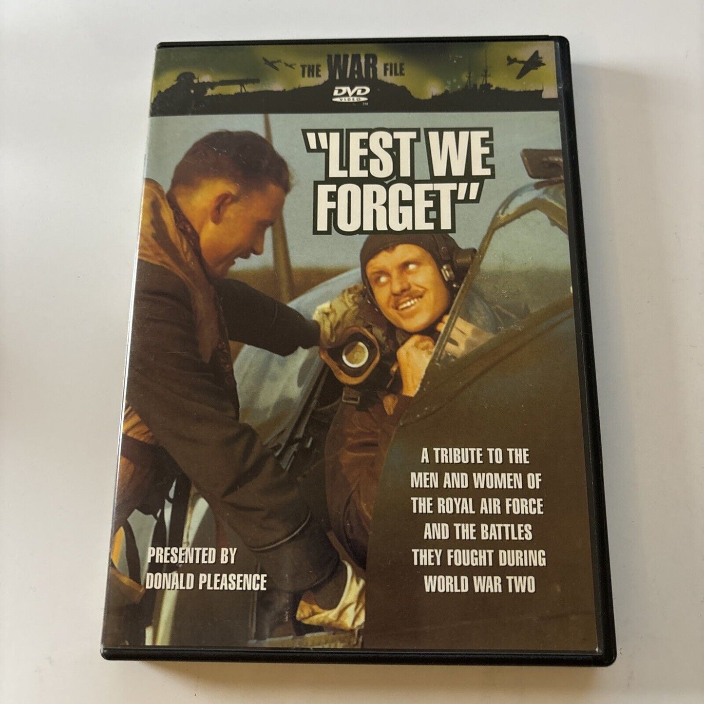 Lest We Forget (DVD, 2000) Royal Air Force WW2 Documentary All Regions