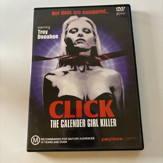Click: The Calendar Girl Killer (DVD, 1990) Horror Film All Regions NEW