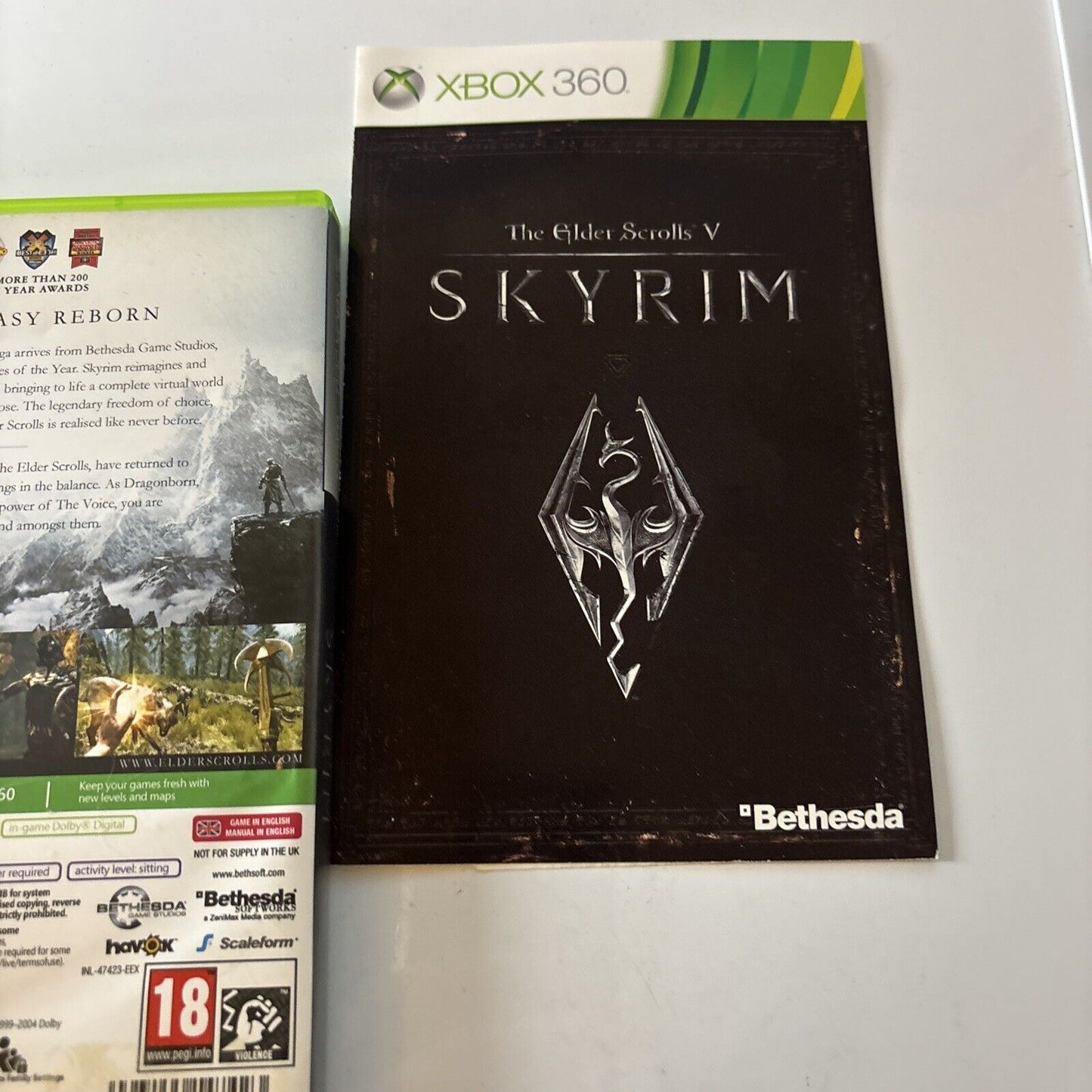 The Elder Scrolls V 5 Skyrim Microsoft Xbox 360 PAL Bestheda Game