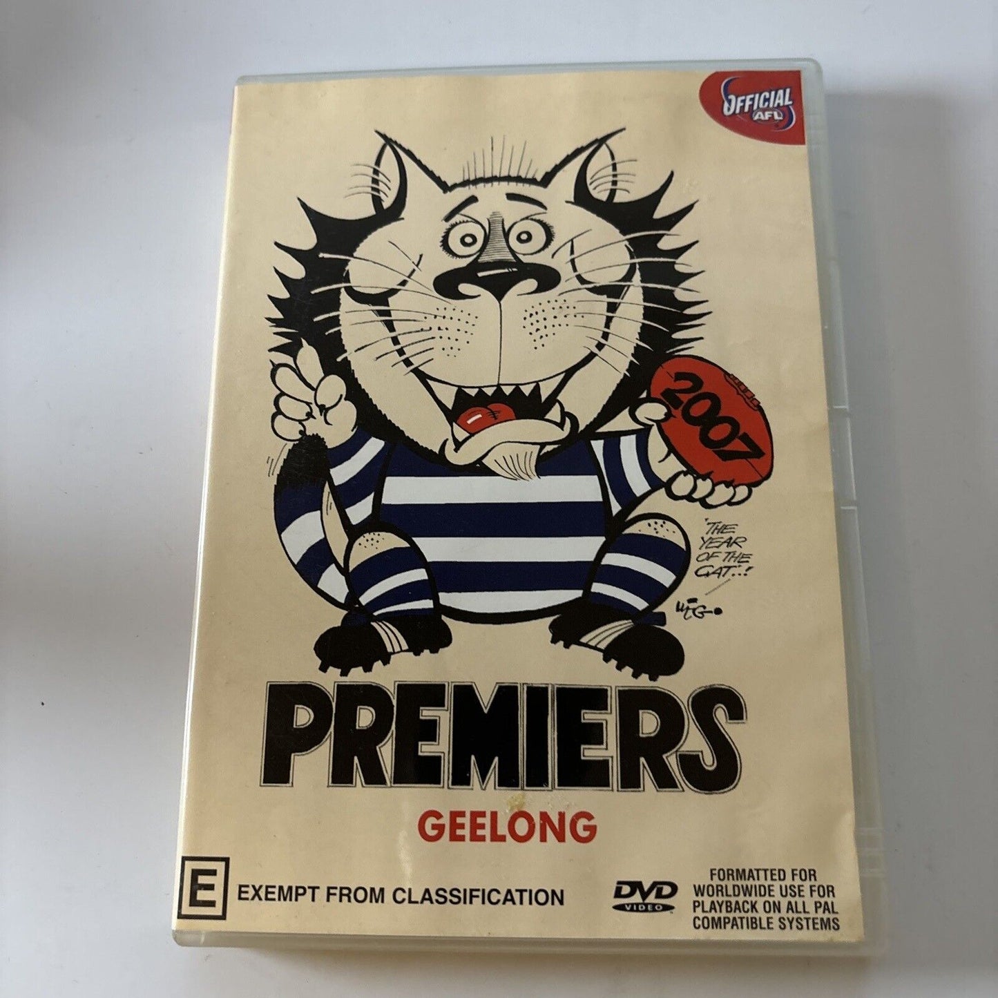Geelong Cats AFL Premiers 2007 (DVD, 2007) All Regions