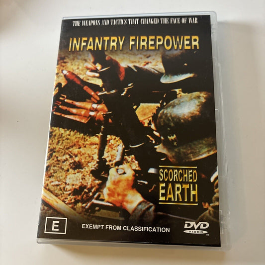 Scorched Earth - Infantry Firepower  (DVD, 2000) War Documentary Region 4  NEW