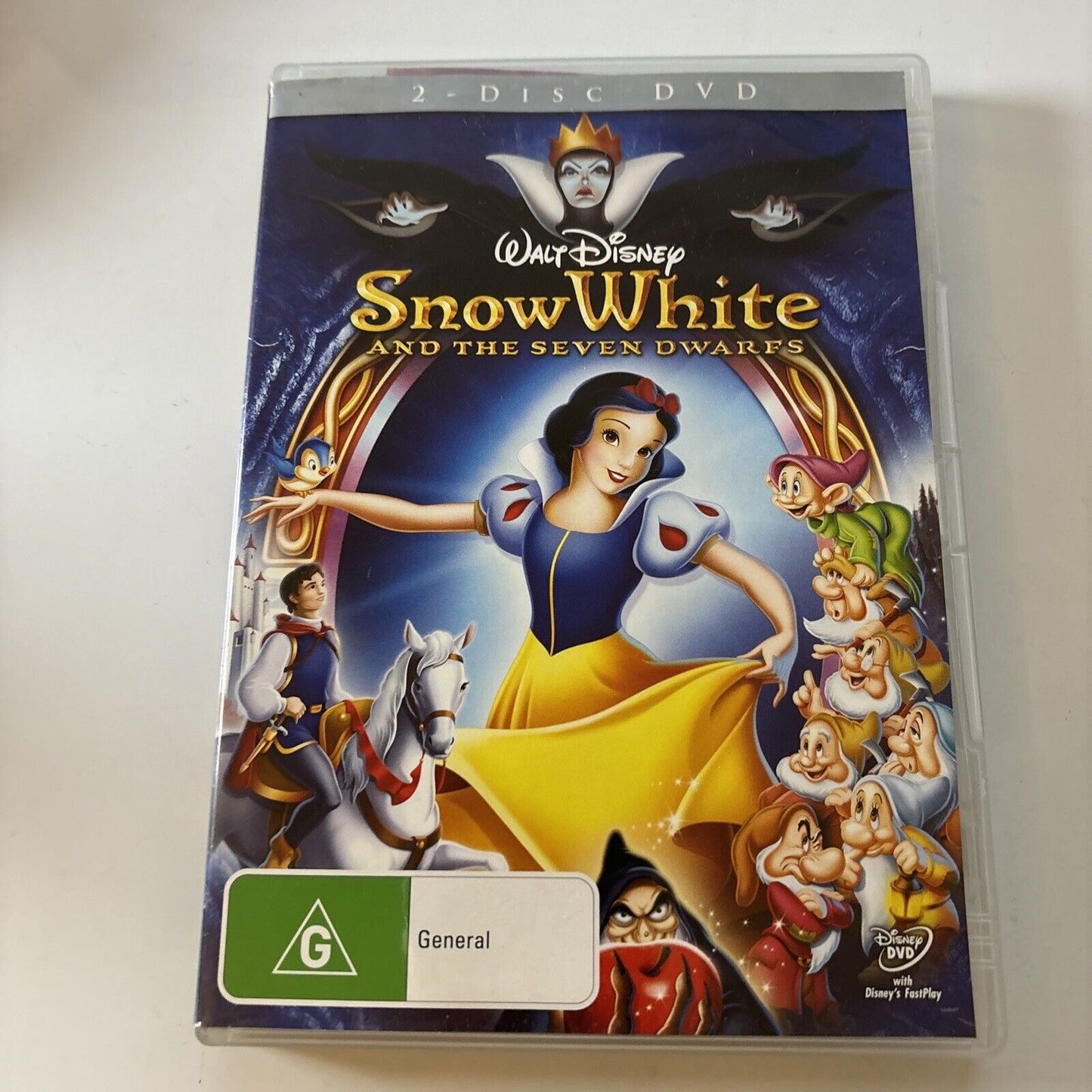 Snow White And The Seven Dwarfs (DVD, 1937, 2-Disc) Disney Film Region 4