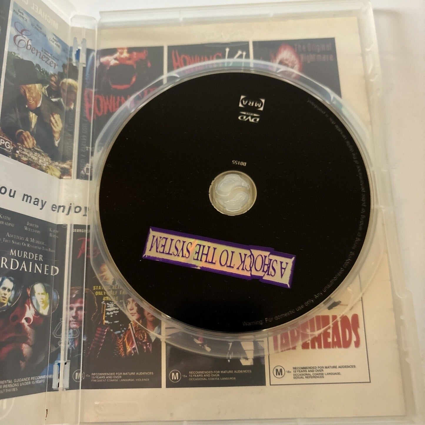 A Shock To The System  (DVD, 1990) Michael Caine Region 4