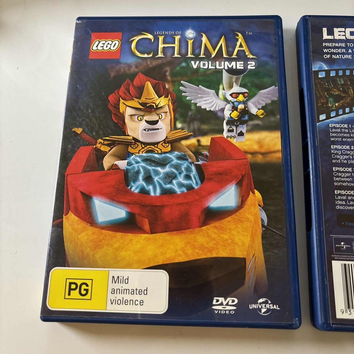 LEGO - Legends Of Chima : Vol 1 & 2 (DVD, 2013, 2-Disc) Region 4 &2
