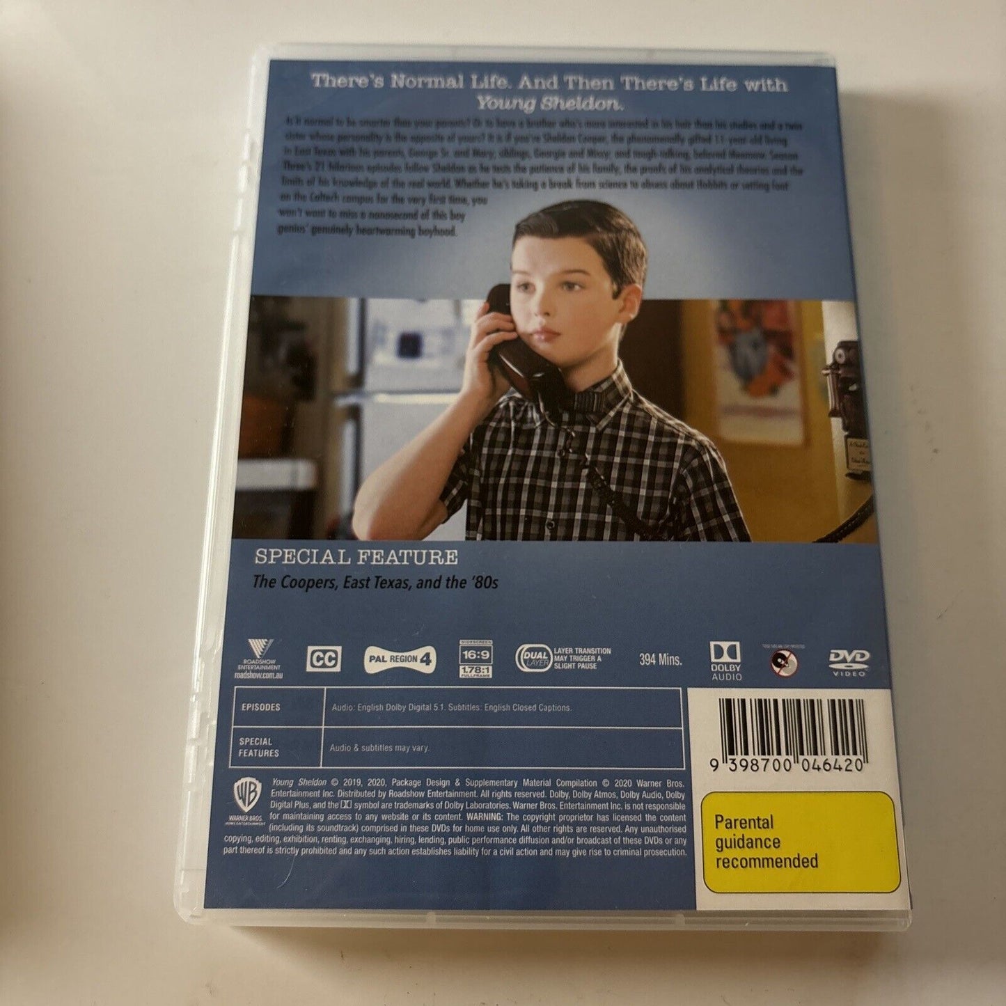 Young Sheldon : Season 1, 2 & 3 (DVD, 2020, 6-Disc) Region 4