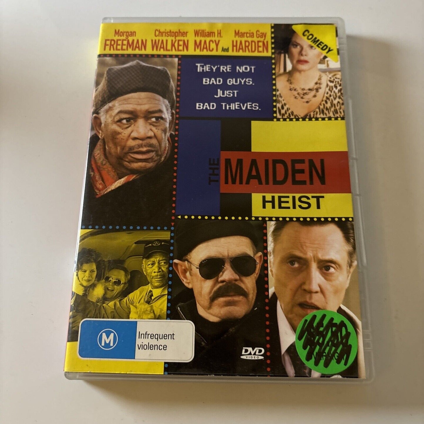 The Maiden Heist (DVD, 2009) Christopher Walken, Morgan Freeman Region 4