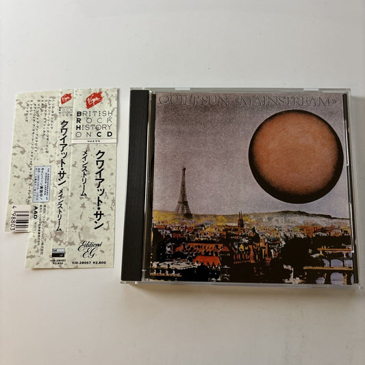 Quiet Sun - Mainstream (CD, 1988) Obi Japan Release VJD-28057 Editions EG
