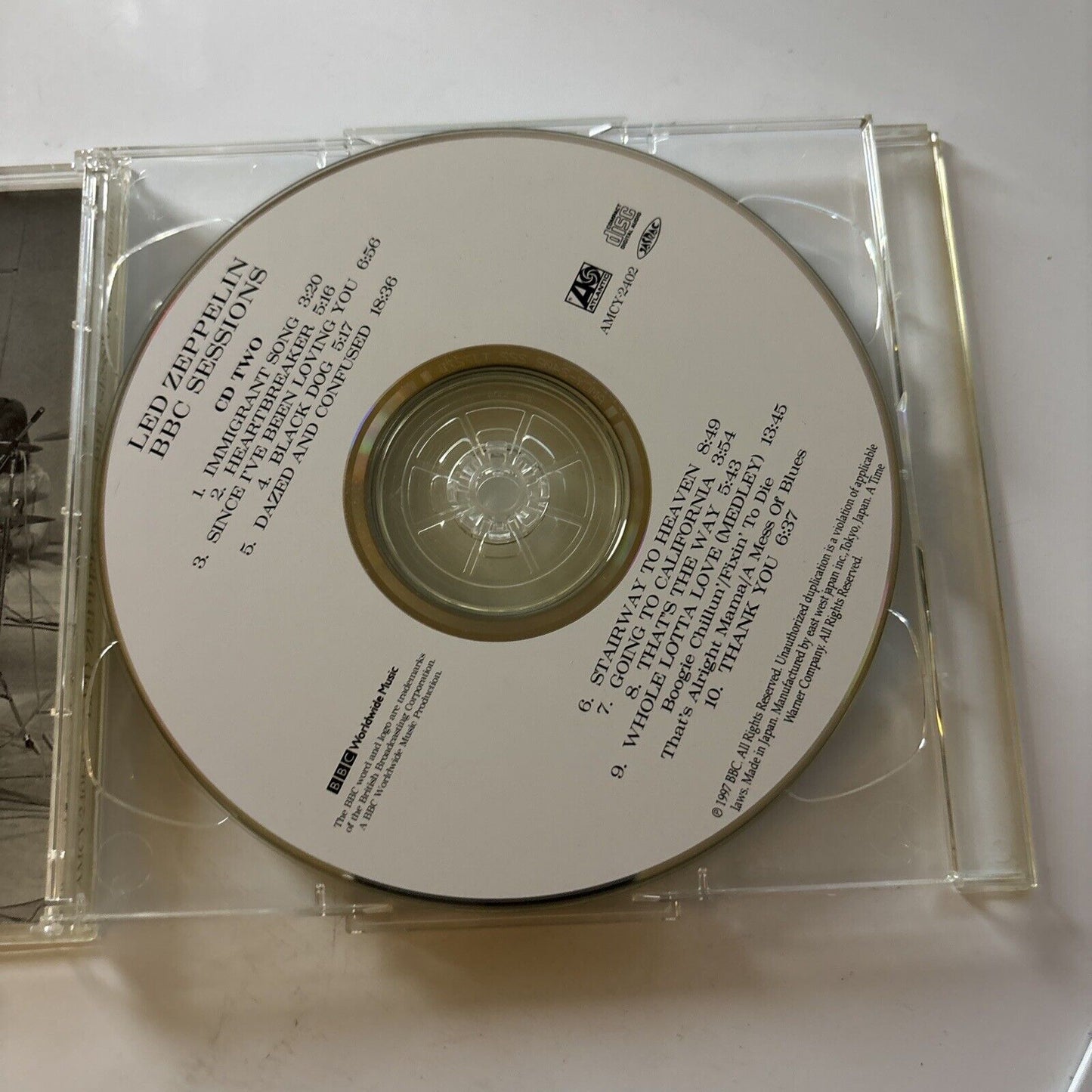Led Zeppelin - BBC Sessions (CD, 2-Disc, 1997) Japan Release AMCY-2401-2