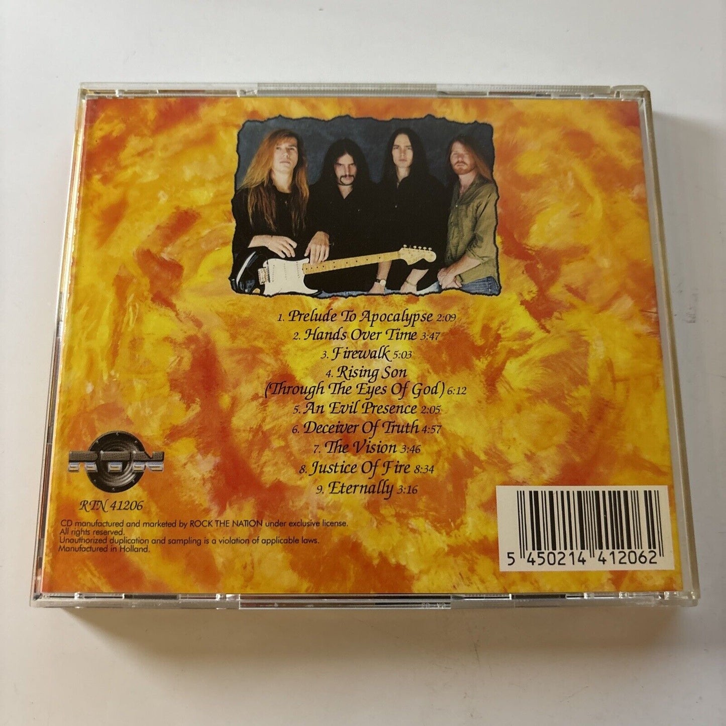 Power - Justice Of Fire (CD, 1996) Album Rock The Nation RTN 41206