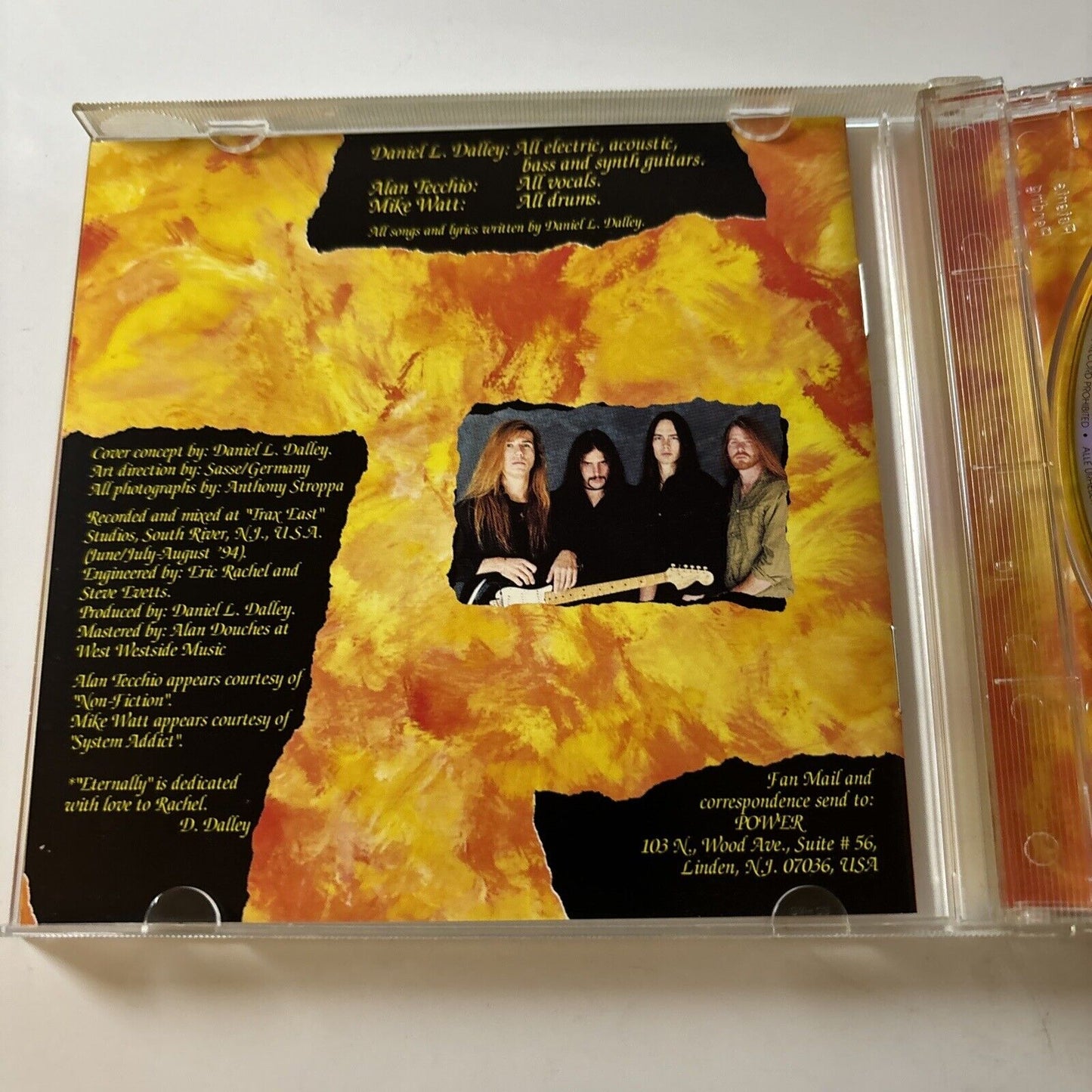 Power - Justice Of Fire (CD, 1996) Album Rock The Nation RTN 41206