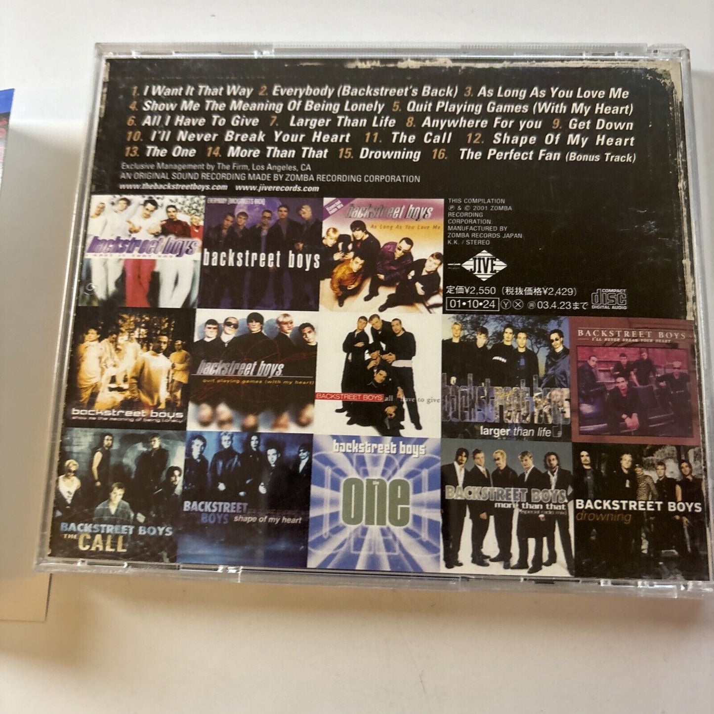 Backstreet Boys – Greatest Hits Chapter One (CD, 2001) Obi Japan ZJCI-10051